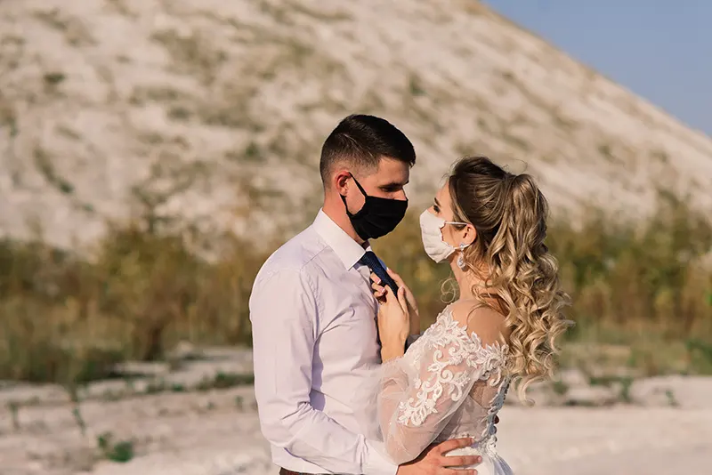 nunti in pandemie cu masca