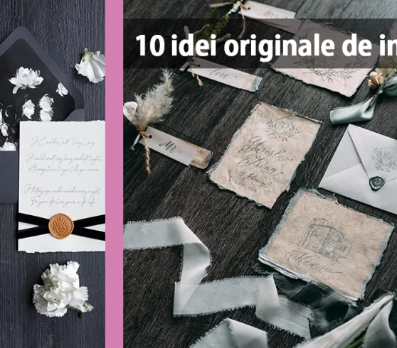 10 idei originale pentru invitațiile de nuntă