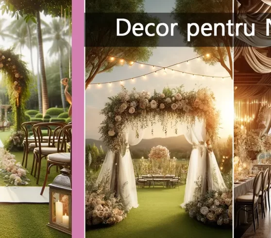 Decoruri Exterioare vs. Interioare pentru Nunti